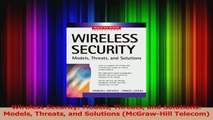 Download  Wireless Security Models Threats and Solutions Models Threats and Solutions McGrawHill Ebook Free