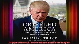 Crippled America How to Make America Great Again