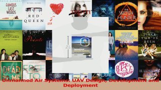 PDF Download  Unmanned Air Systems UAV Design Development and Deployment Read Online