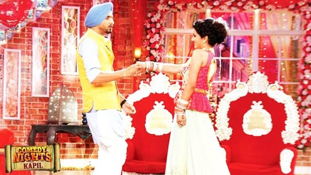 Harbhajan Singh & Geeta Basra In Comedy Nights With Kapil | 06 November 2015