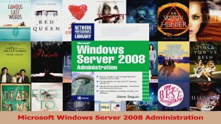 Read  Microsoft Windows Server 2008 Administration PDF Free