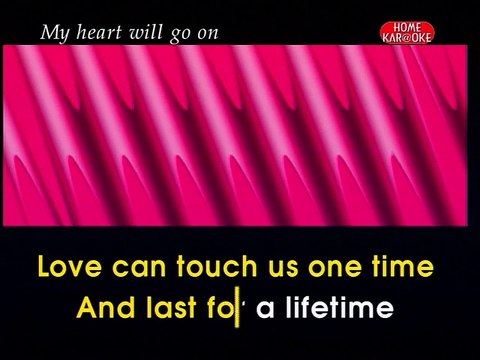 KARAOKE CÉLINE DION - My heart will go on