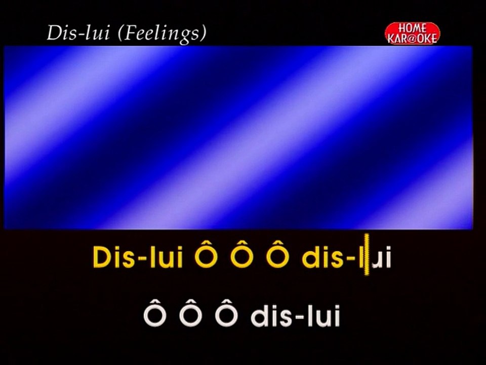 KARAOKE MIKE BRANT - Dis-lui [Feelings]