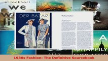 Download  1930s Fashion The Definitive Sourcebook Ebook Free