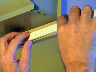 Magnet Track Install For Christmas Light Decorations