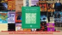 PDF Download  Boethius The Consolations of Music Logic Theology and Philosophy Clarendon Paperbacks Download Full Ebook