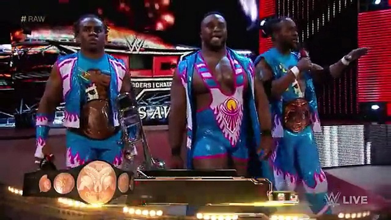 WWE Reigns, Ambrose & The Usos vs. Sheamus, Barrett, Rusev, Del Rio & New Day- Raw, Nov. 30, 2015