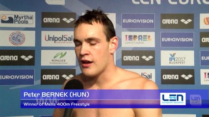 20151202 Peter BERNEK Winner of Mens 400m Freestyle