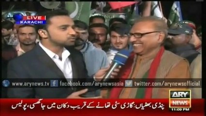 Download Video: MQM Nay NA-246 Main Logo Say Maafian Maangi, claims Arif Alvi