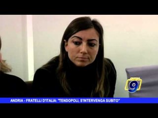 ANDRIA | Fratelli d'Italia: "Tendopoli, s'intervenga subito"