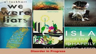 Read  Disorder in Progress EBooks Online