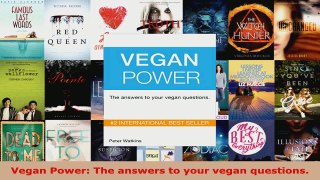 Read  Vegan Power The answers to your vegan questions Ebook Free