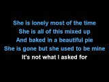 Sara Bareilles She used to be mine karaoke