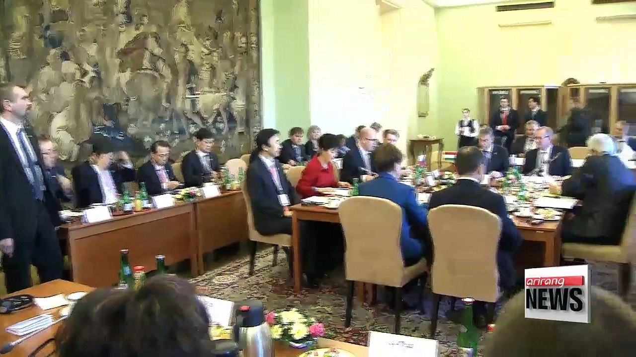 President Park holds first summit with Visegrad group