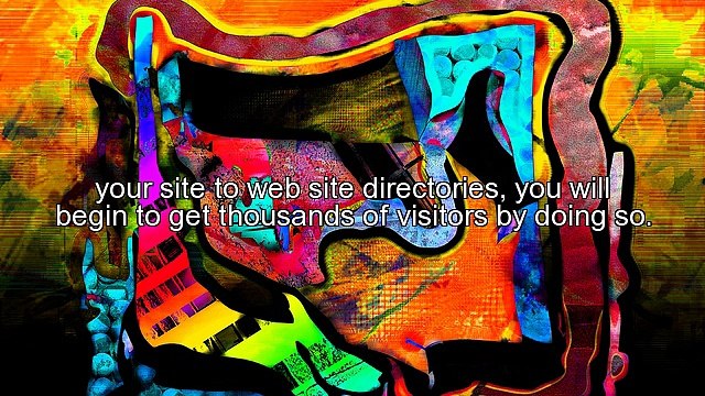 Get Thousands Of Visitors By Submitting To Directories