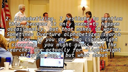 Using Overture For Keyword Research