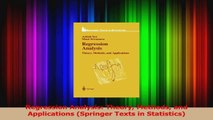 Regression Analysis Theory Methods and Applications Springer Texts in Statistics PDF