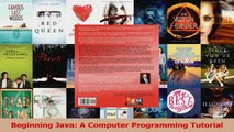 Read  Beginning Java A Computer Programming Tutorial Ebook Online