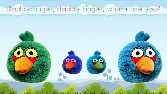 Angry Birds Cartoon Animation Finger Family Nursery Rhymes For Kids | Finger Family Nurser