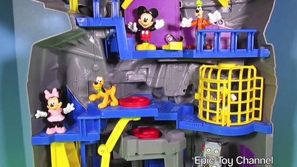 MICKEY MOUSE CLUBHOUSE [Disney Junior] at Batmans Batcave with Mickey Mouse, Minnie Mouse