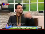 Aamir Liaquat Bashing on Fahad Mustafa Very Badly