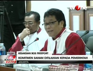 Presdir PT Freeport Akui yang Pertama Kali Bicarakan Saham