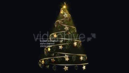 Christmas Tree - Stars | Motion Graphics - Videohive template
