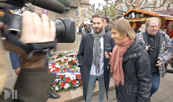 La visite surprise de Matt Pokora sur le marché de Noël de Strasbourg