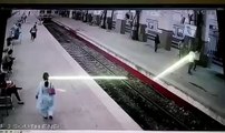 Train Accident On Platform