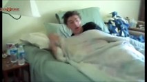 【面白い 動画】海外の笑える寝起きドッキリ映像集！！