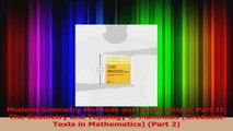 Download  Modern Geometry Methods and Applications Part II The Geometry and Topology of Manifolds PDF Free