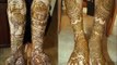 Mehndi design on leg | Bridal Mehndi Designs For Legs
