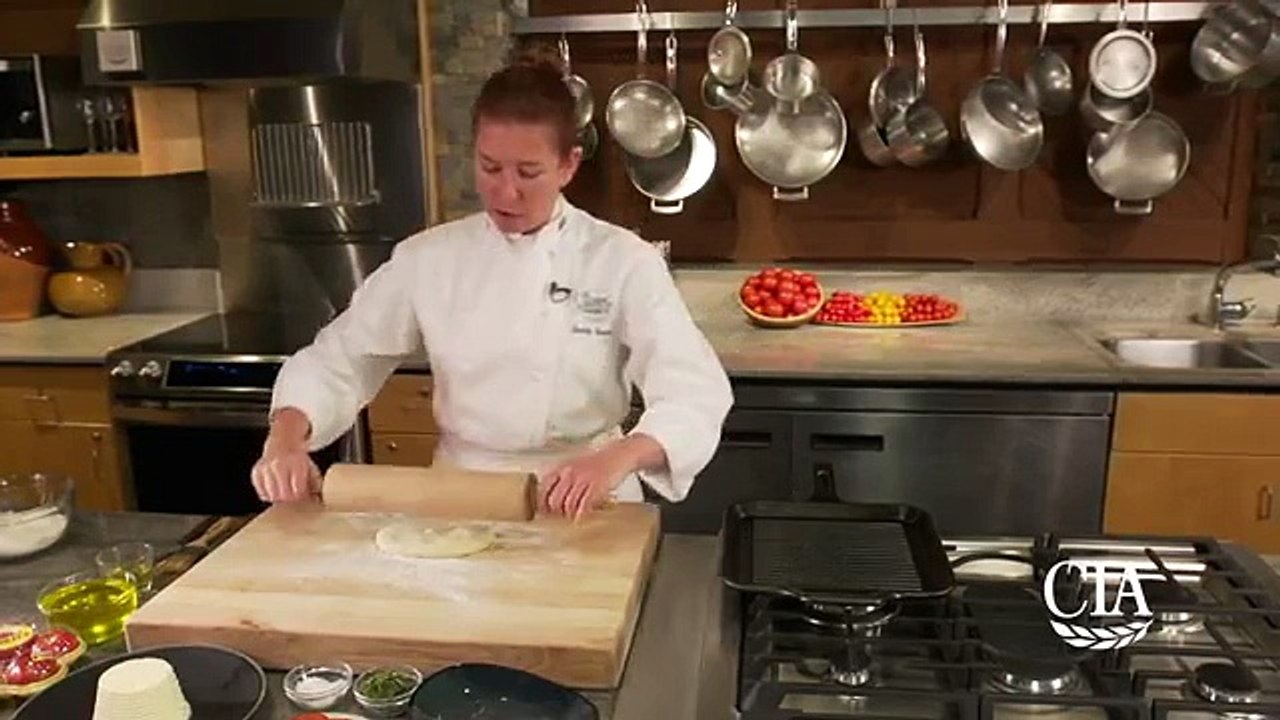 Grilled Tomato Flatbread