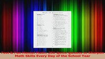 Fast  Fun Mental Math 250 Quick Quizzes to Sharpen Math Skills Every Day of the School Download