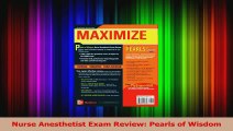 Nurse Anesthetist Exam Review Pearls of Wisdom Download