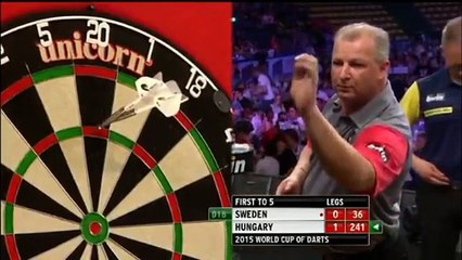 2015 World Cup Of Darts Round 1 Sweden vs Hungary