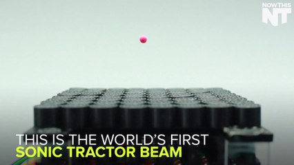 The World's First Sonic Tractor Beam Moves Objects With Soundwaves