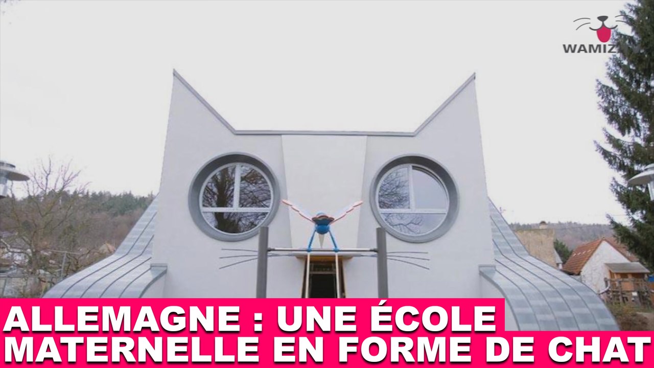 Allemagne : Une école maternelle en forme de chat ! L'image dans la minute chat #59