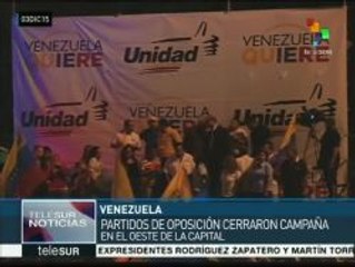 Cierran campañas electorales este jueves en Venezuela