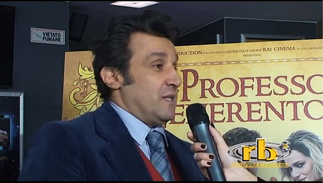 Flavio Insinna intervistato da "Rb Casting" alla prima del Film "Il Professor Cenerentolo"