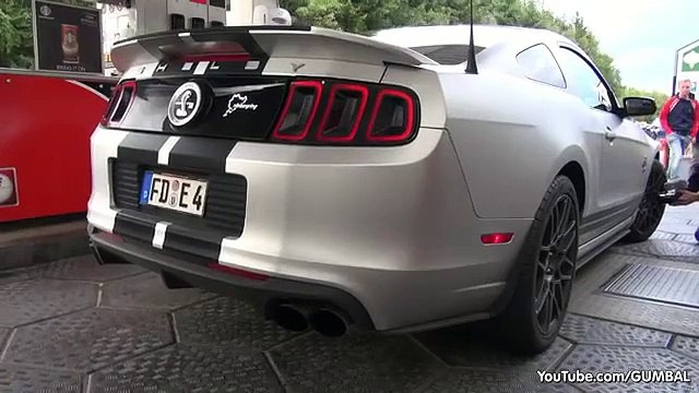 662HP Ford Shelby Mustang GT500 SVT Burnout fail!