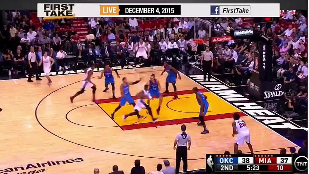 ESPN First Take - Dwyane Wade Leads Miami Heat Outlasts OKC Thunder