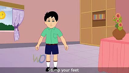 Clap Your Hands English Rhyme - Kids Action Poems - Children Classic Nursery Songs