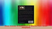 More Voices A Collection of Works from Asian Adoptees Download