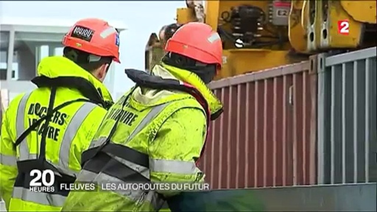 JT France 2 transport fluvial, 03 décembre 2015