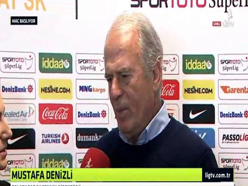 Galatasaray-Bursaspor maçı öncesi Mustafa Denizli'nin açıklamaları (4 Aralık 2015)
