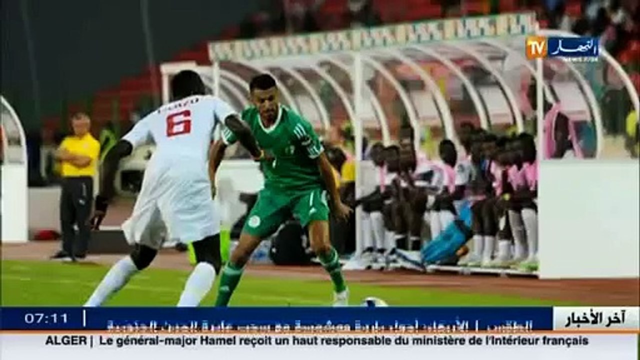 رياض محرز يتوج بجائزة رجل المباراة