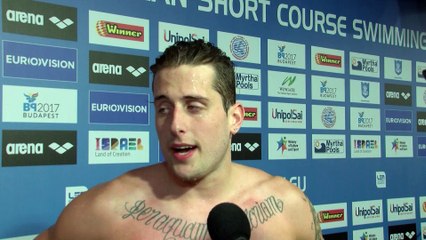 20151204 Christoph WALKER-HEBBORN Bronze Medallist of Mens 100m Backstroke