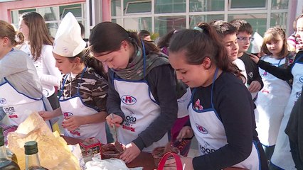 Përkujtohet dita e Tokës Mëmë  nxënësit e "Gustav Mayer" gatuajnë