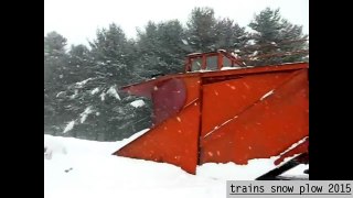 Spectacular Footage Of Trains Plowing Through Deep Snow NEW 2015 Awesome Powerful Train pl